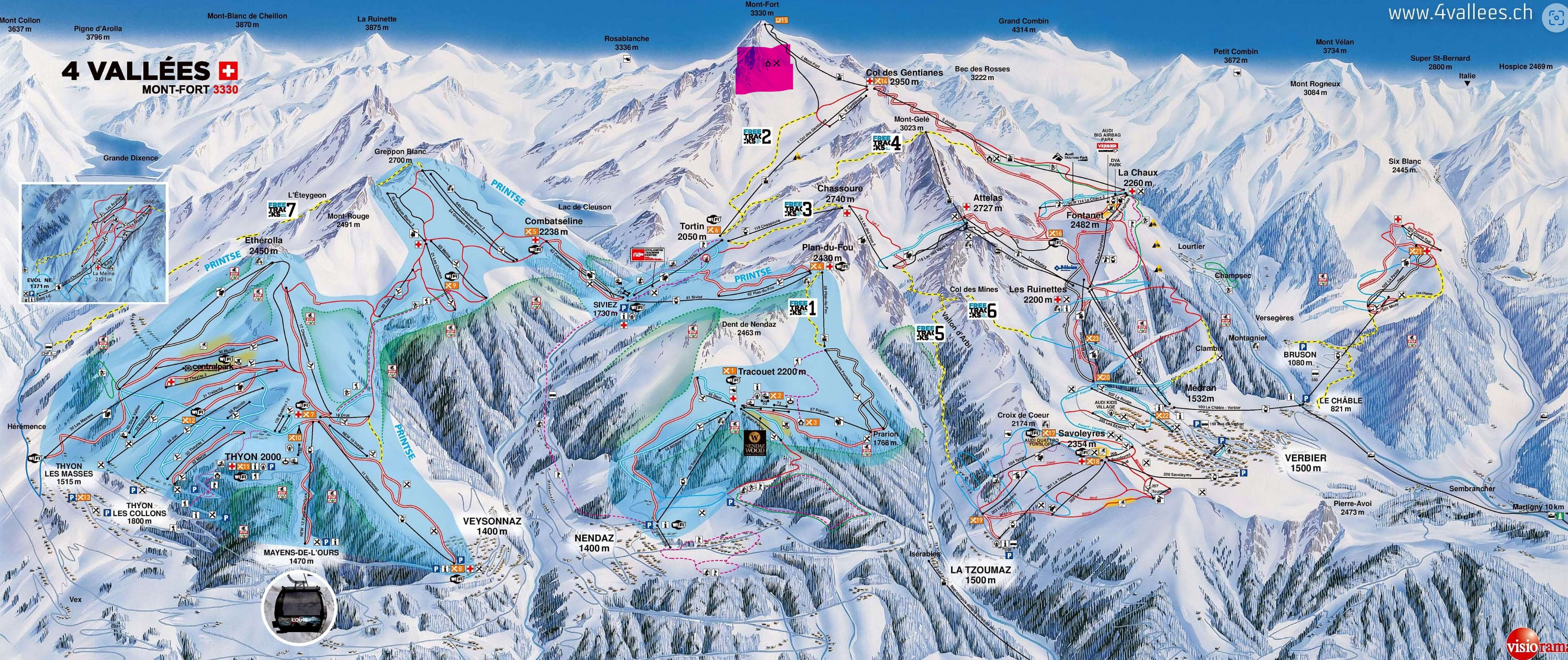 Piste Map