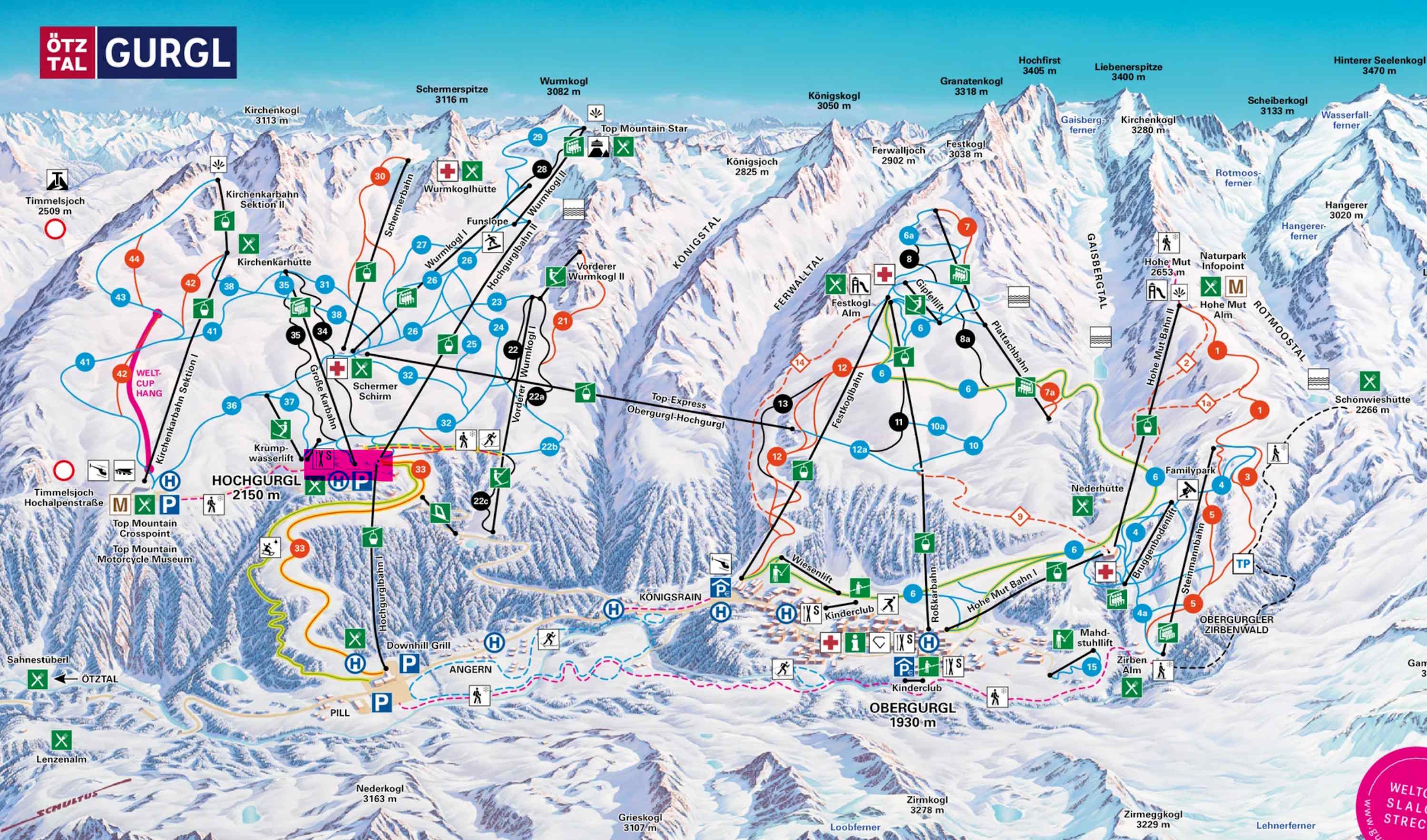 Piste Map