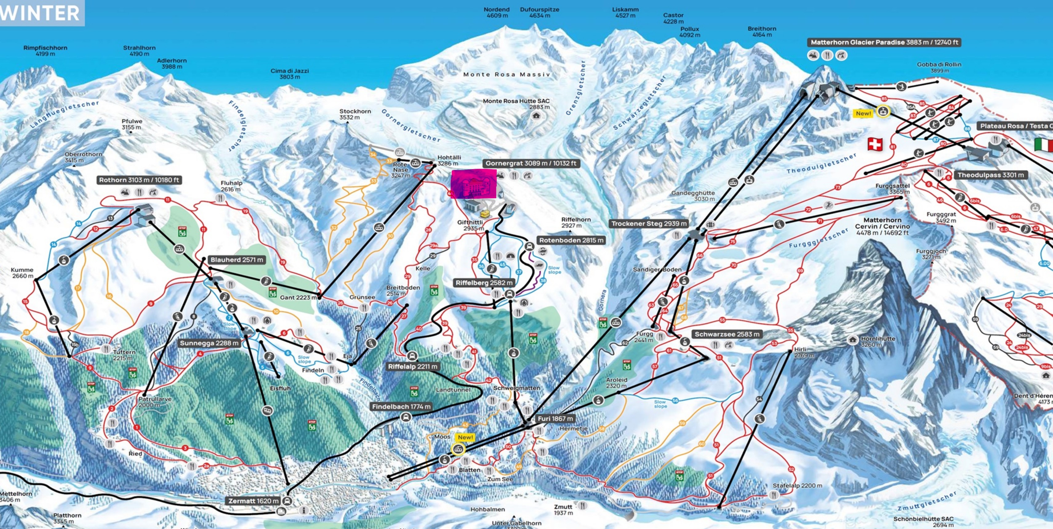 Piste Map