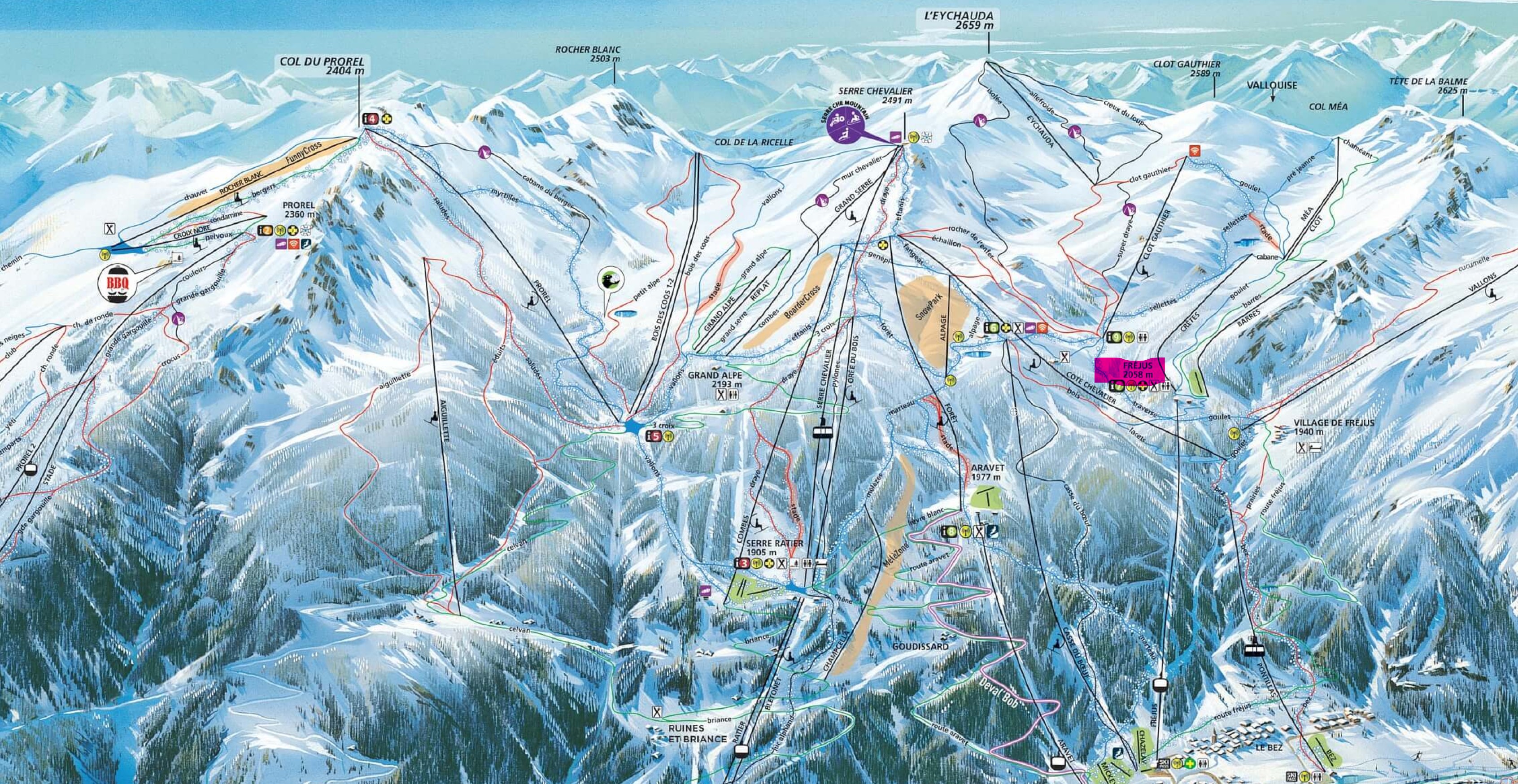 Piste Map