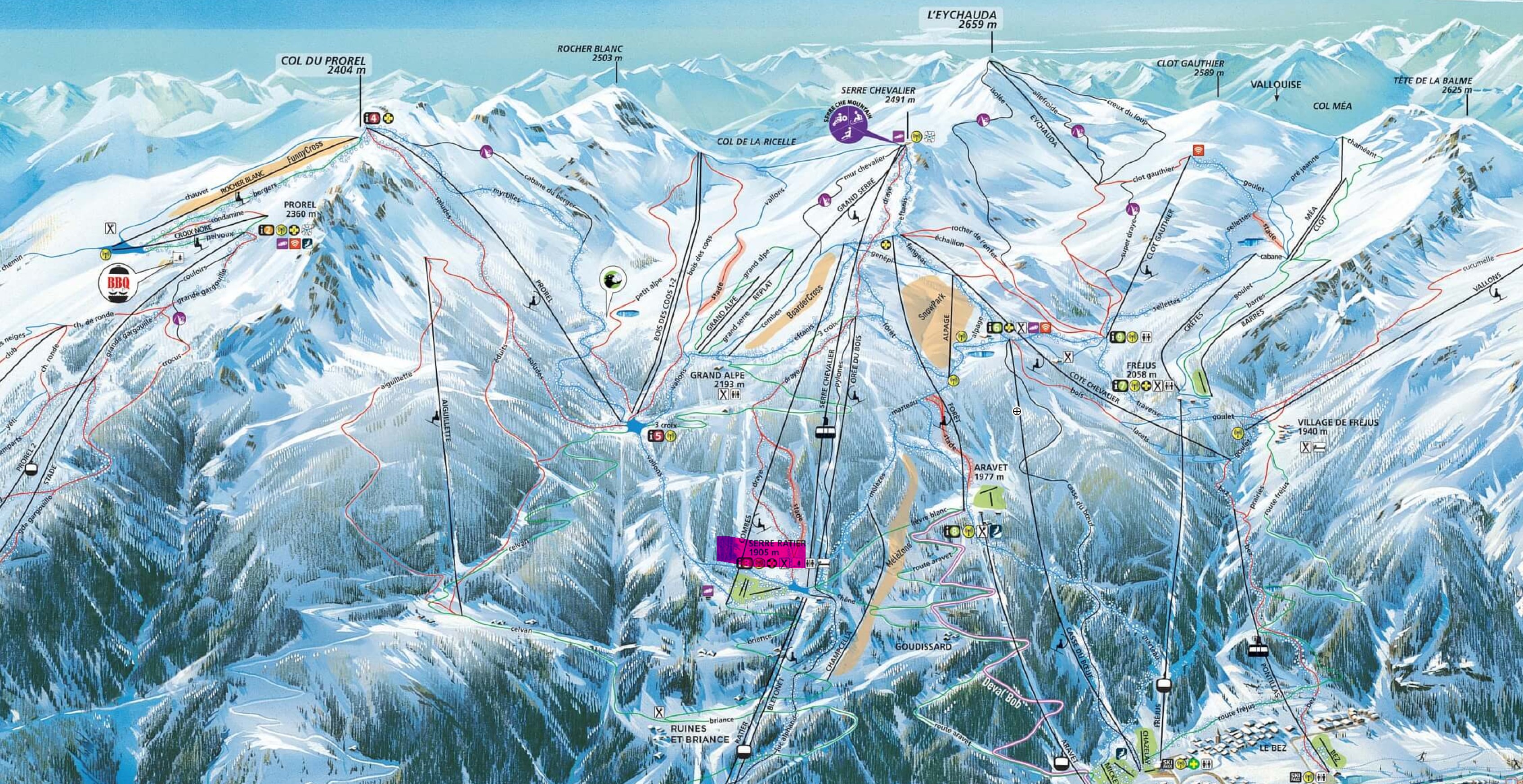 Piste Map