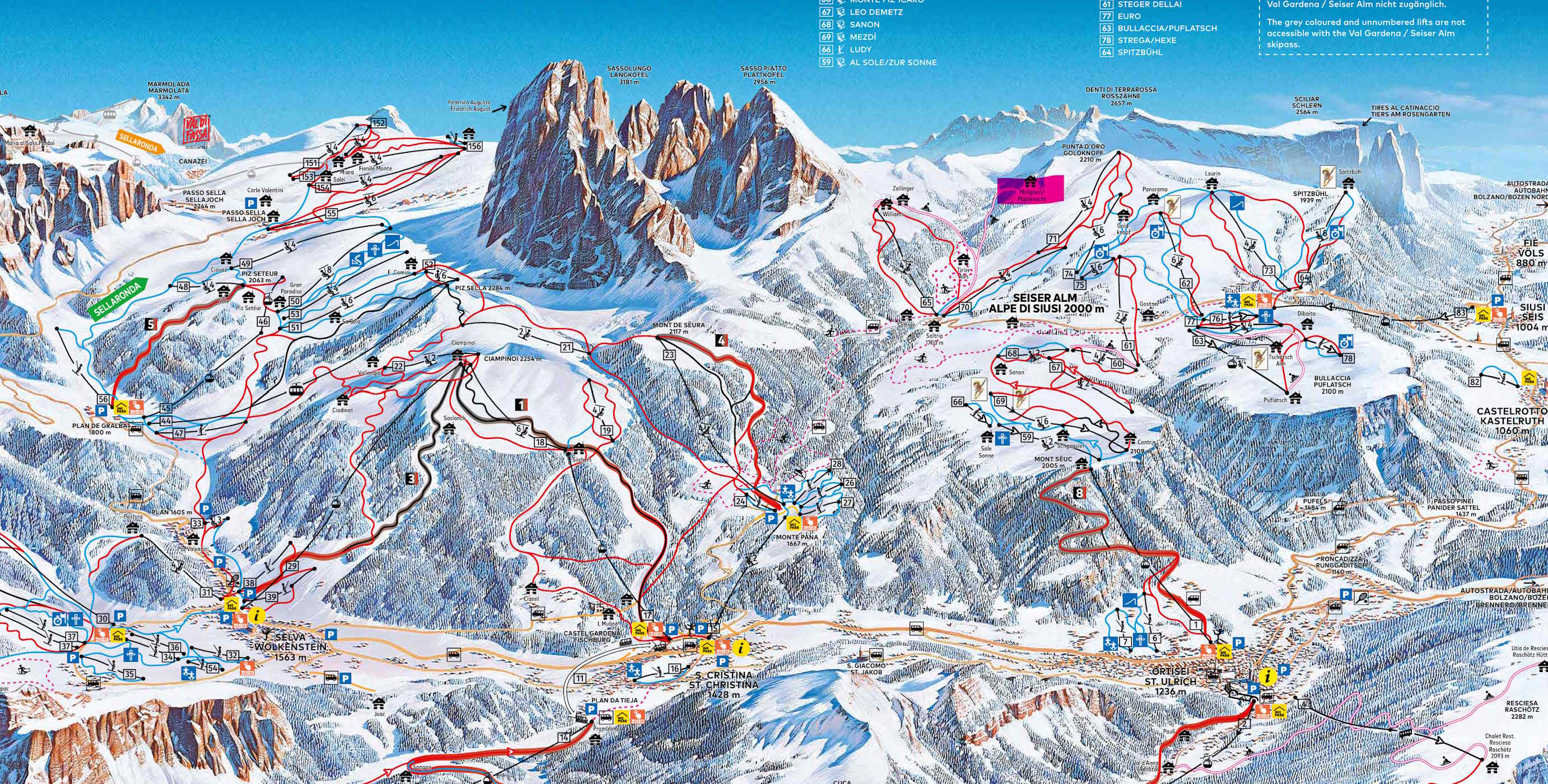 Piste Map