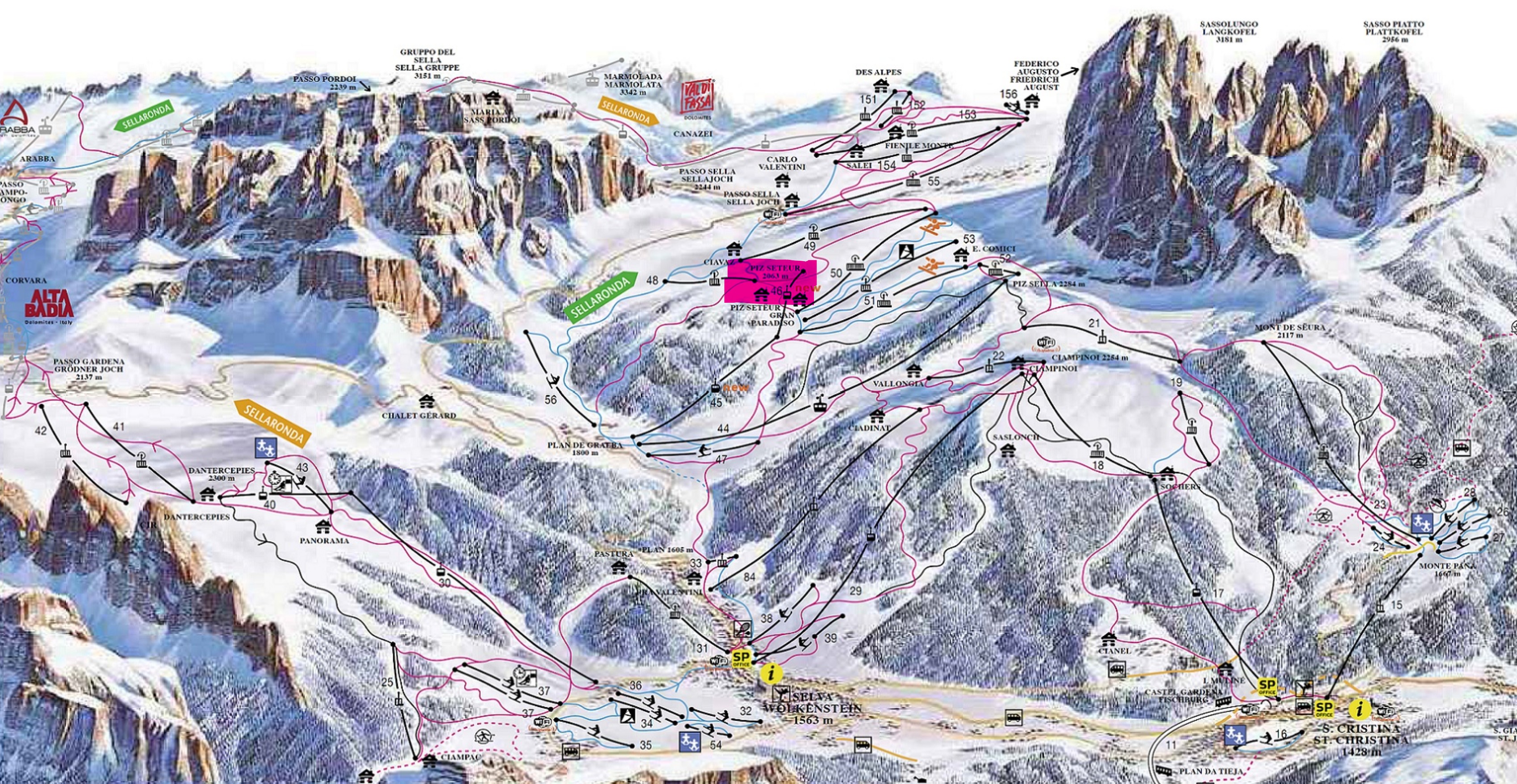 Piste Map