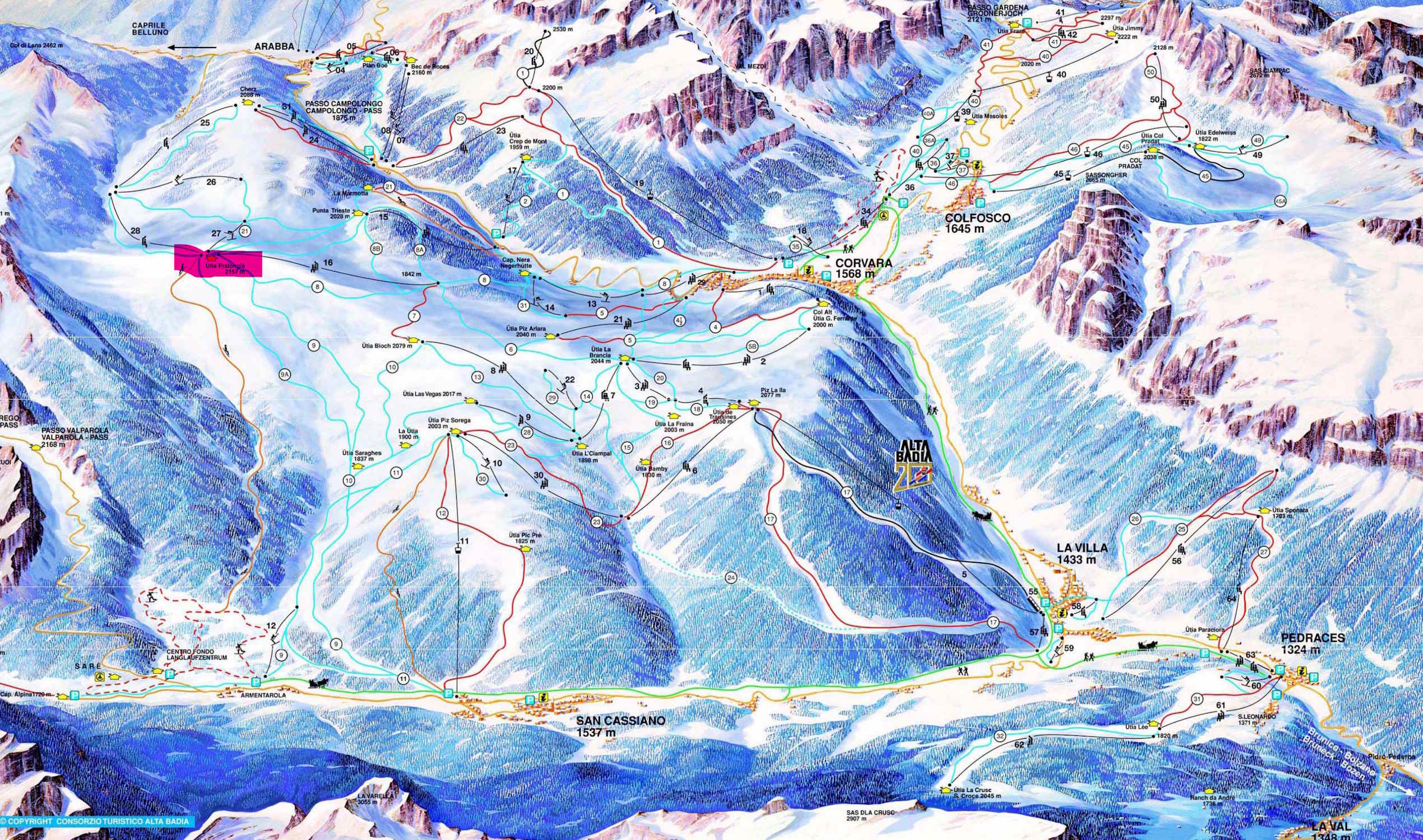 Piste Map