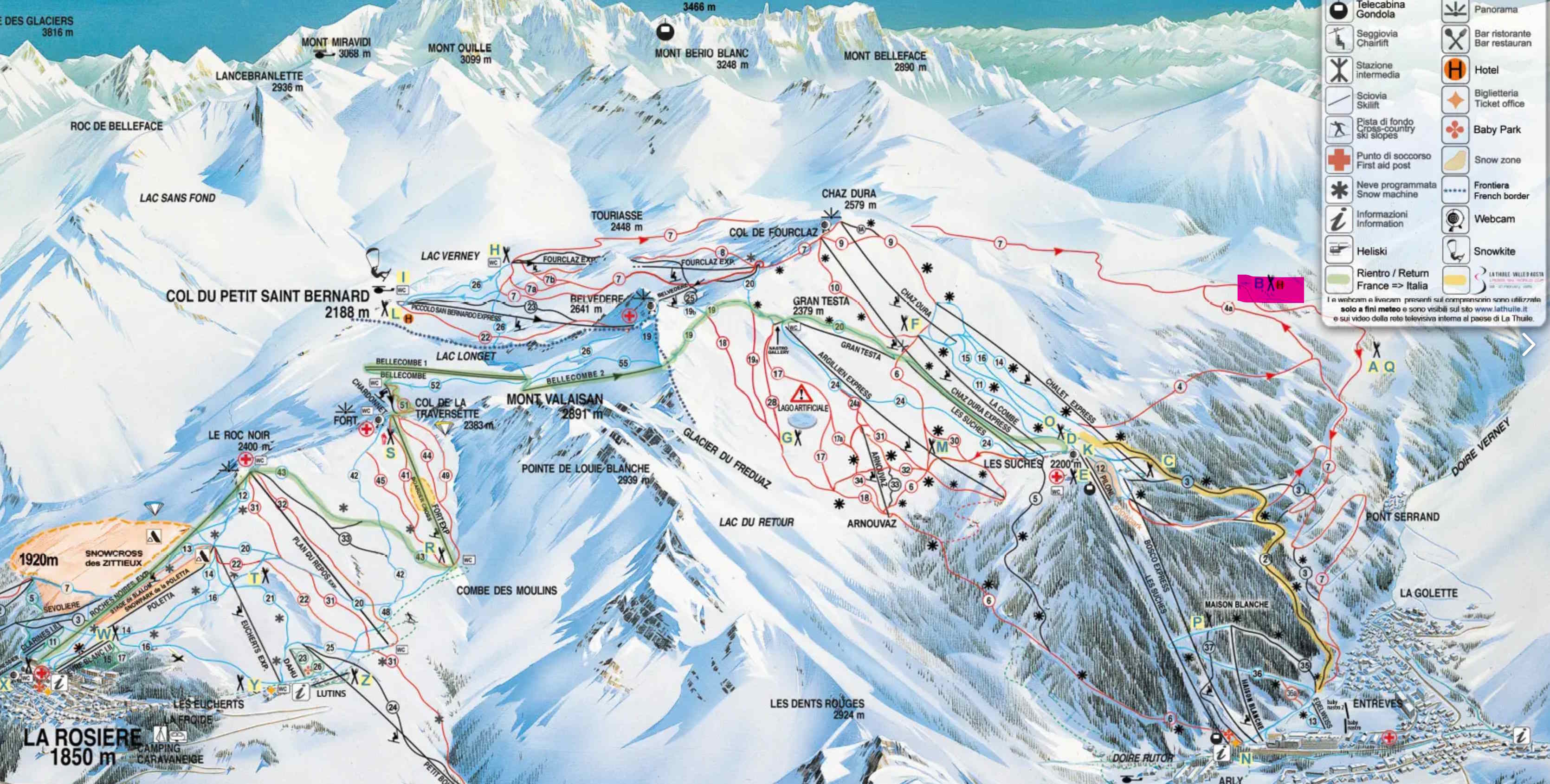 Piste Map