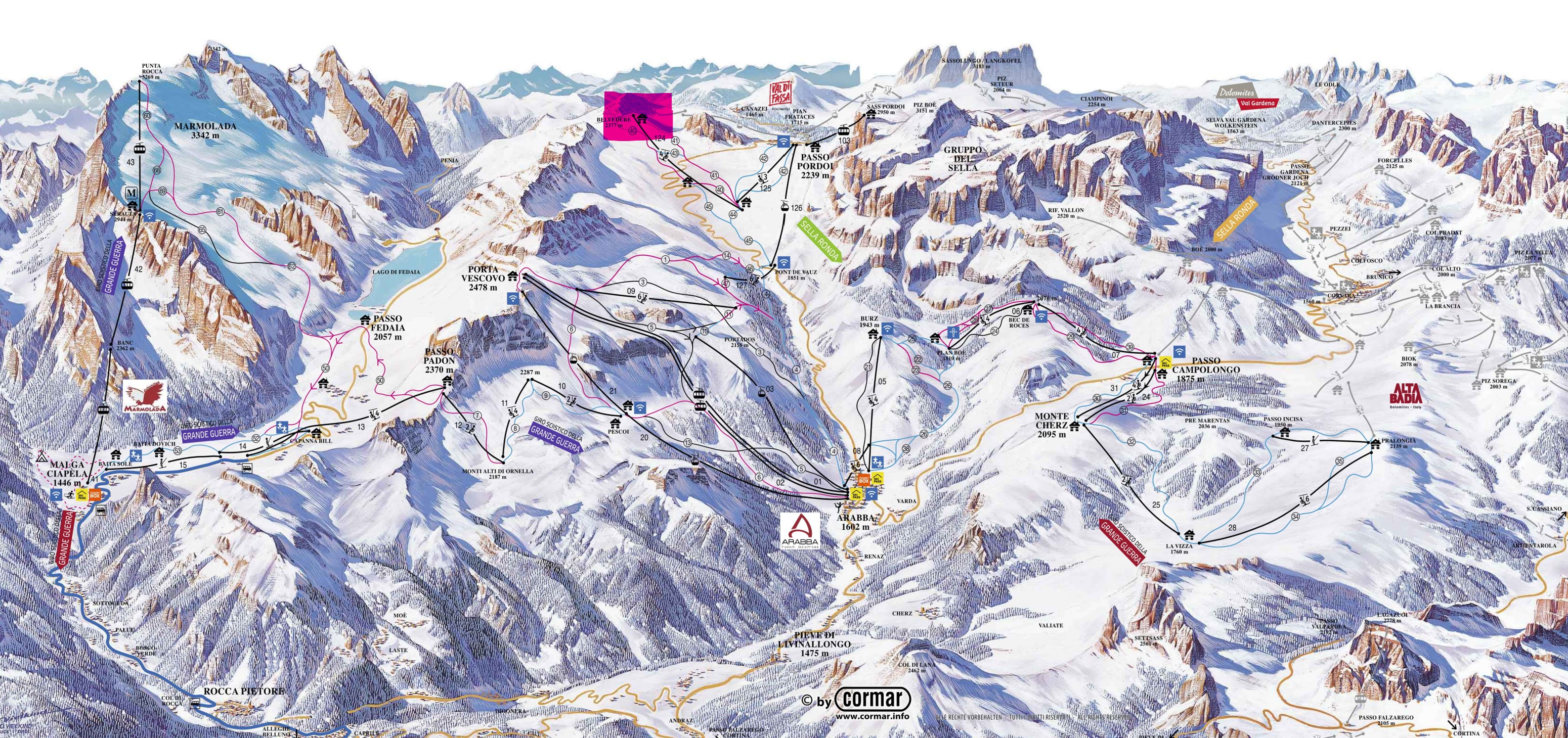Piste Map