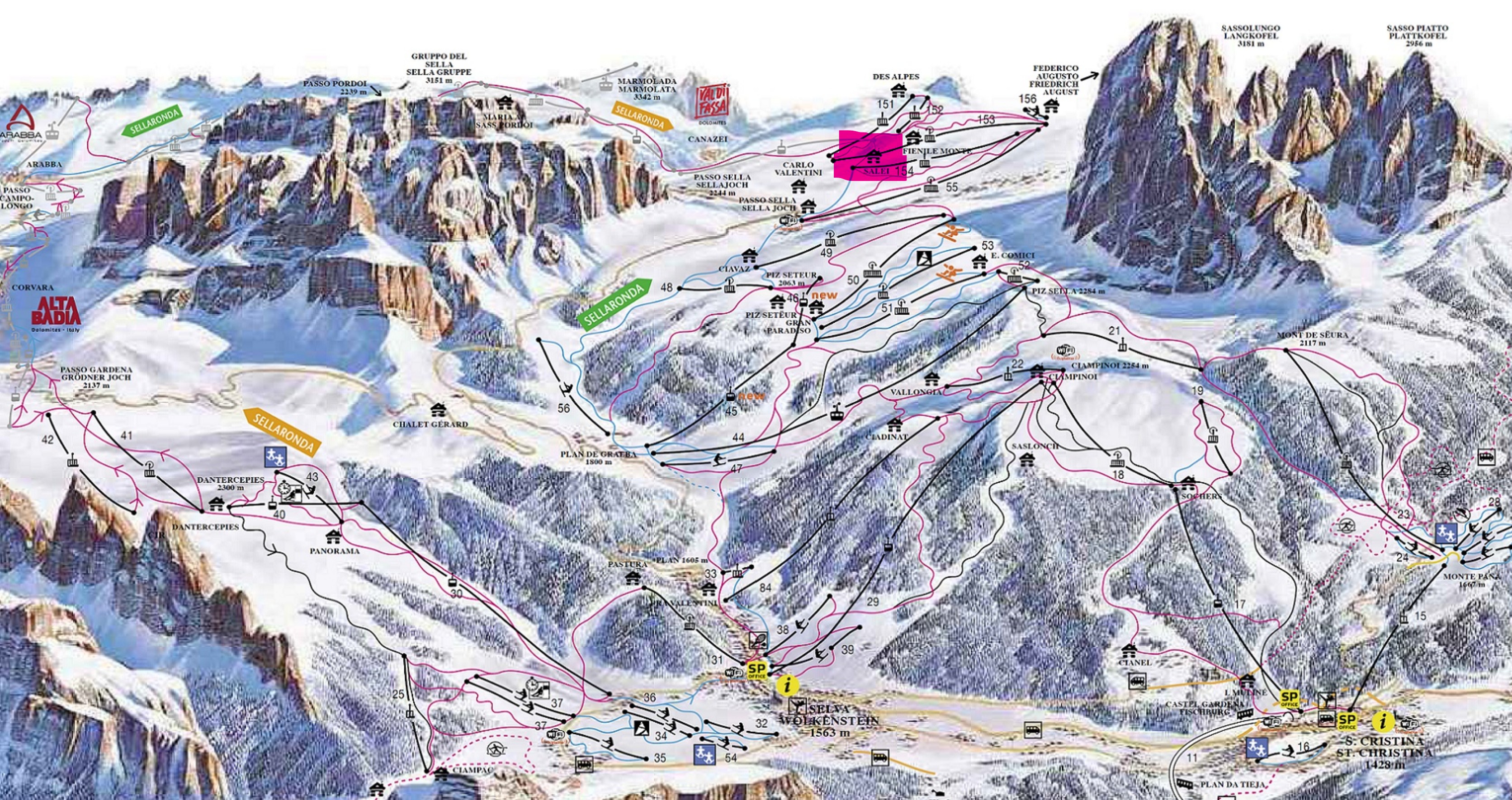 Piste Map