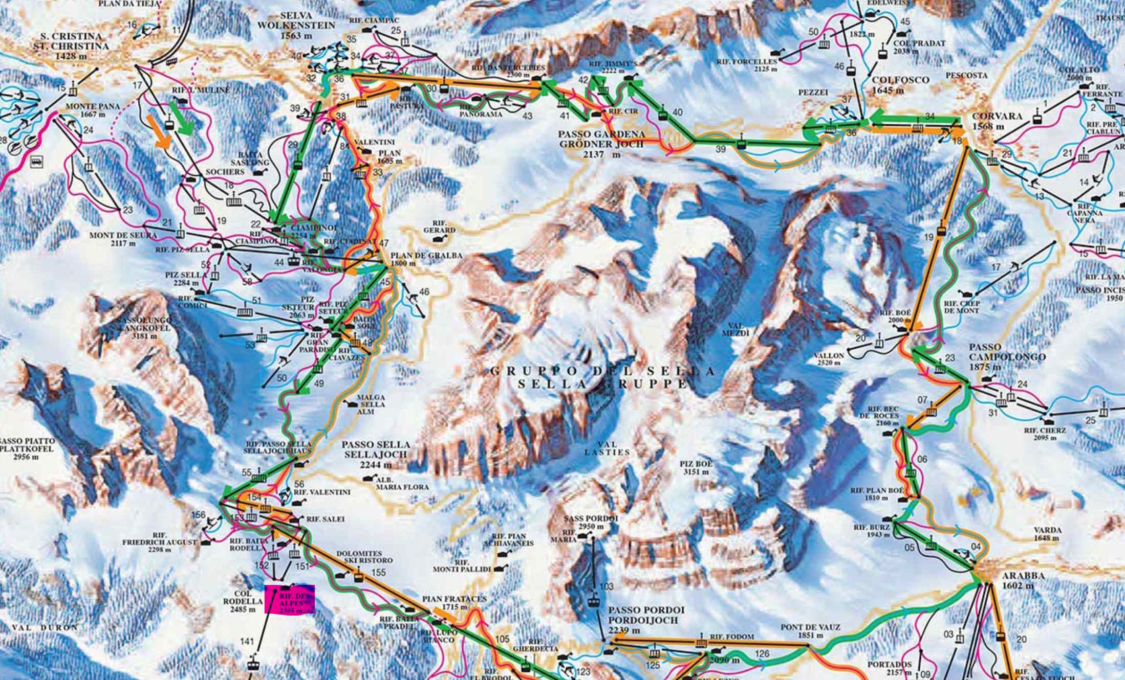 Piste Map