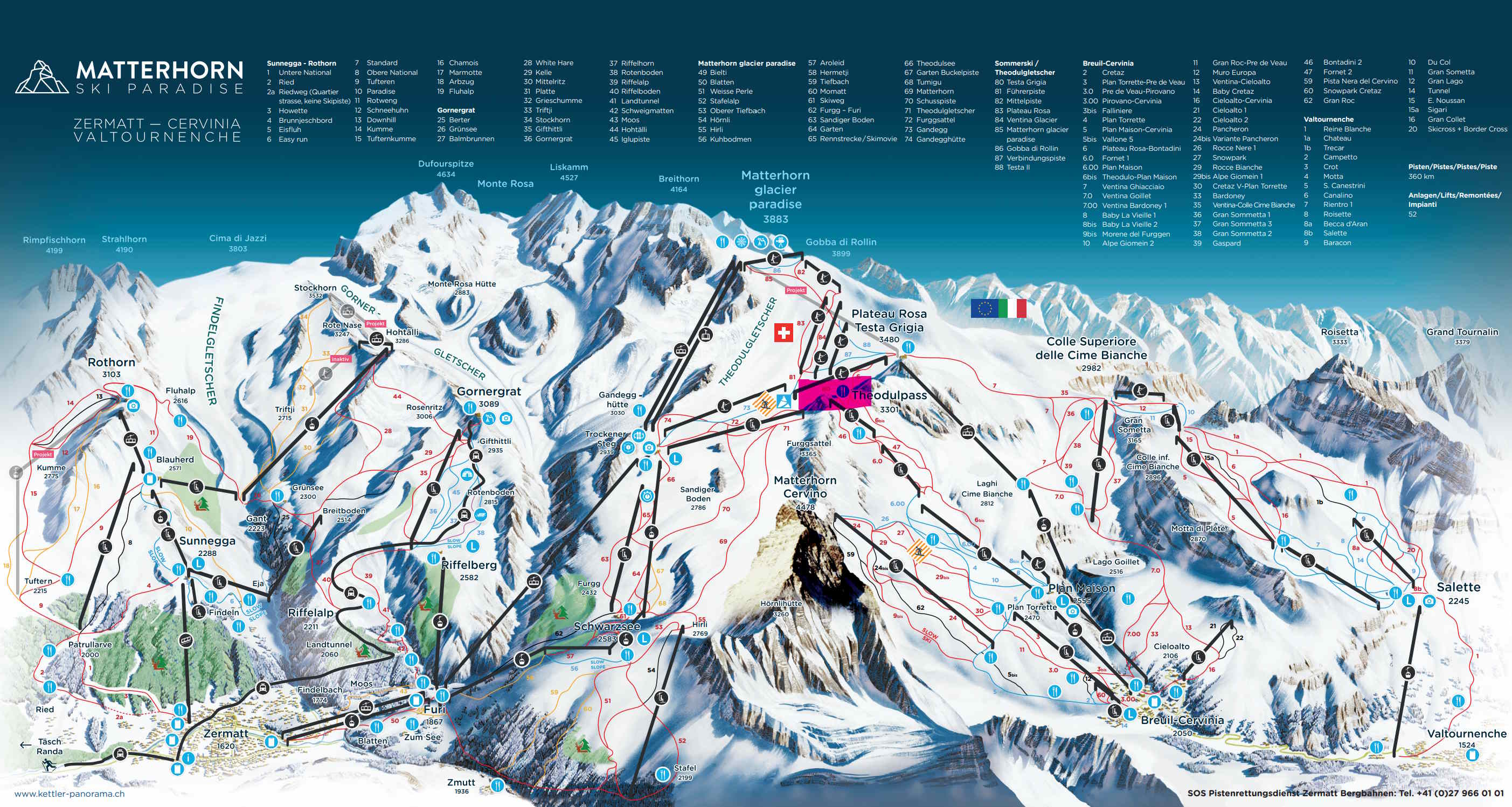 Piste Map
